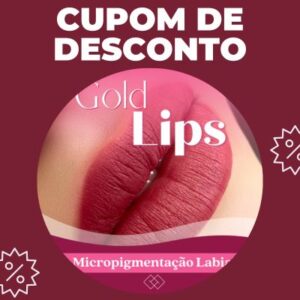 Curso Gold Lips cupom de desconto