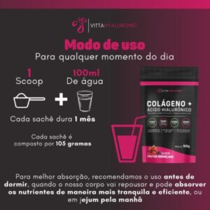 Como usar o Vitta Hyaluronic e tomar da melhor forma.
