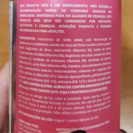 Bula e Ingredientes do Pinus 20