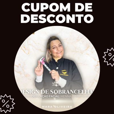 Design de Sobrancelhas e Depilação Facial Cupom de Desconto